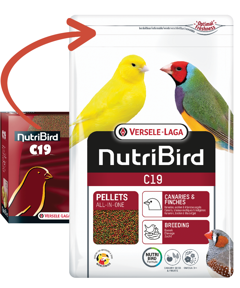 Versele Laga Nutribird C19 Kanarya ve Finch Pelet 10 Kg