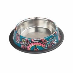 Ankur 16 Oz Hint Desenli Yeşil Mama Su Kabı