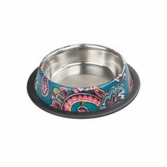 Ankur 8 Oz Hint Desenli Yeşil Mama Su Kabı