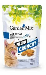 Gardenmix Ton Balıklı İçi Dolgulu Crunchy Kedi Ödülü 60 gr