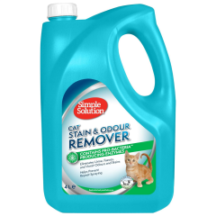 Simple Solution Kediler için Leke Ve Koku Giderici 4 L