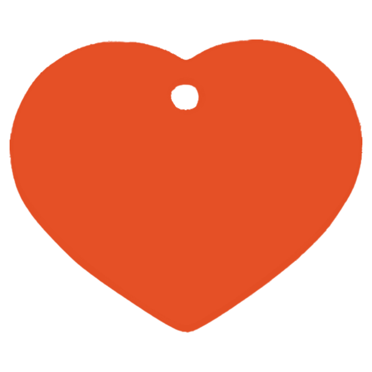 iMARC Hi-Line Large Heart Orange Köpek İsimliği