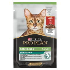 ProPlan Biftekli Steril Pouch Kısır Kedi Konservesi 85 Gr x 26 adet