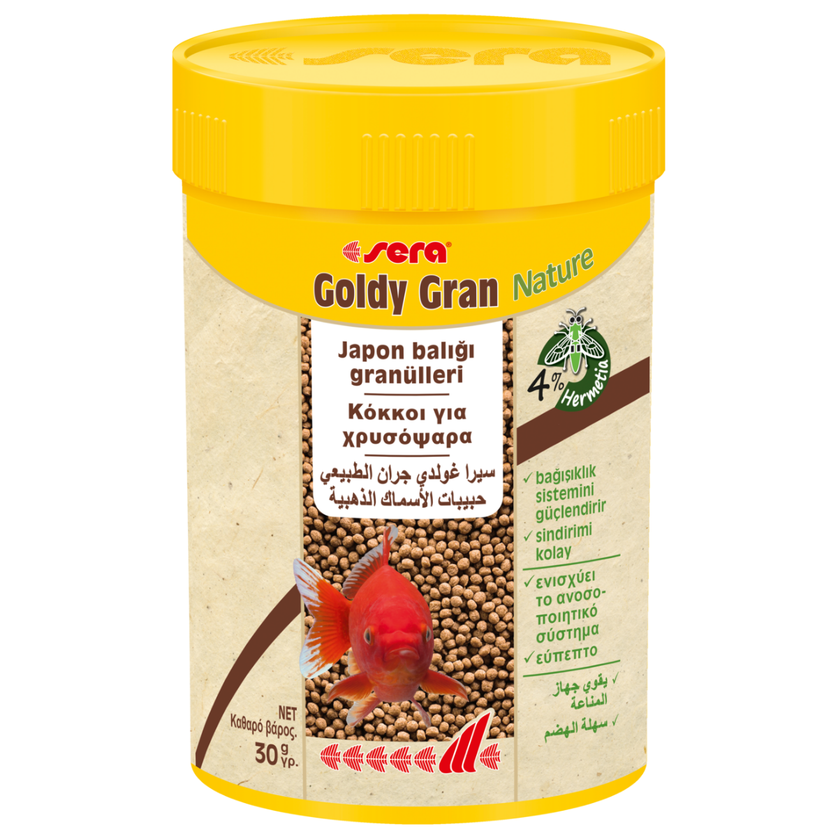 Sera Goldy Gran Nature 100 ml 30 gr