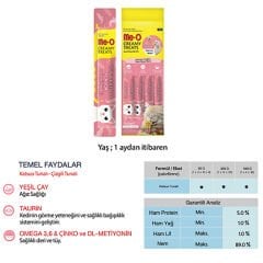 Me-O 8648-Krema Kedi Ödülü Çizgili Orkinos 4 x 15 Gr 12 Adet