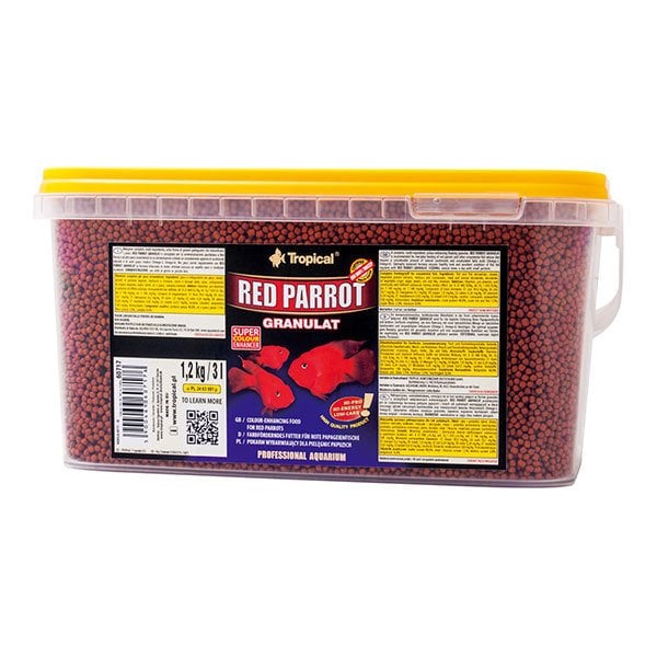 Tropical Red Parrot Granulat 3 L 1,2 Kg