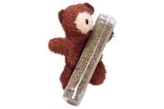 Karlie Kedi Otlu Peluş Ayıcık 10 x 8 cm Kahverengi