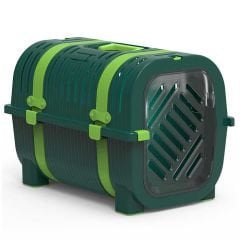 Rainbow Yonca Yeşili Kedi ve Köpek Plastik Taşıma Çantası