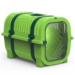 Rainbow Lime Green Kedi ve Köpek Taşıma Kafesi