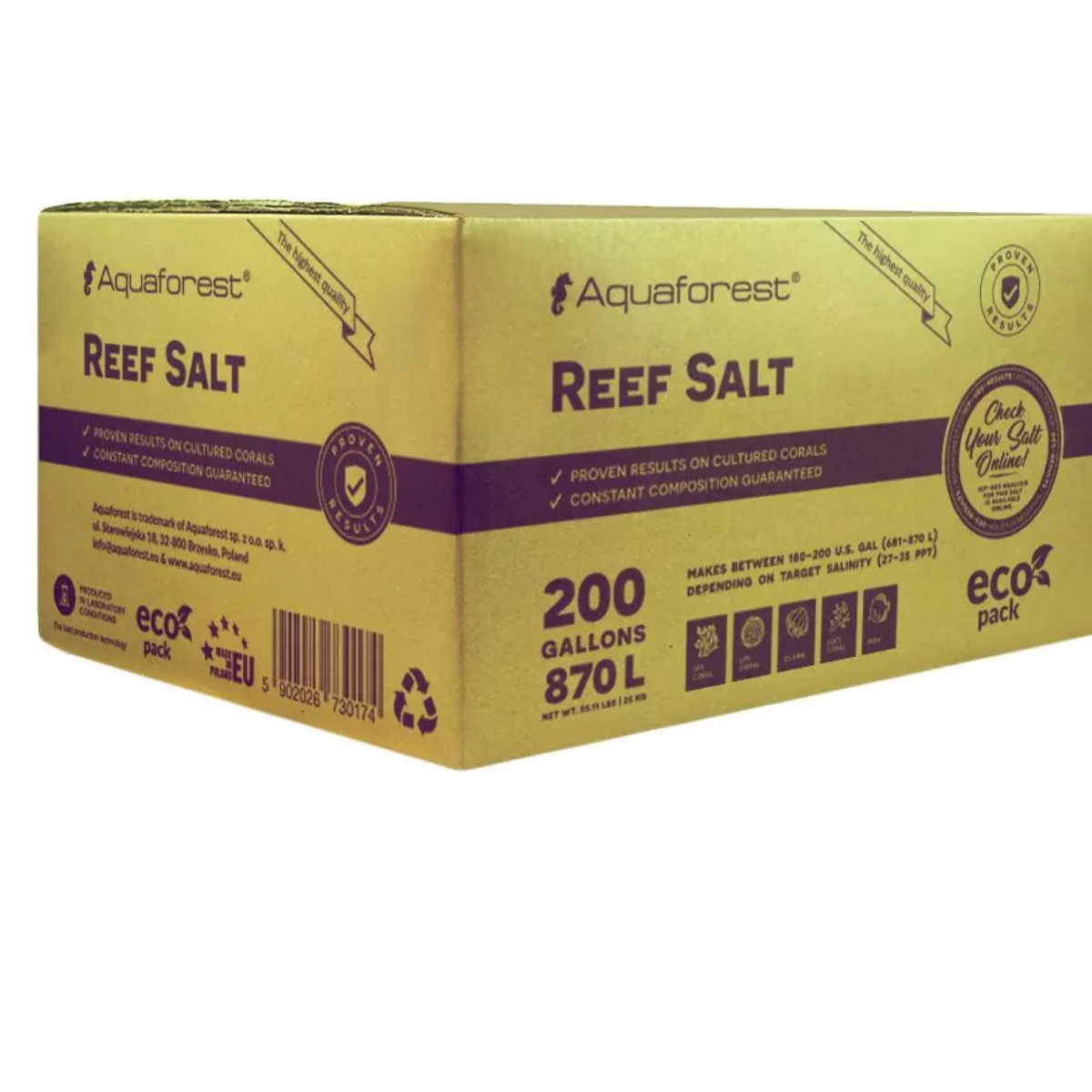 Aquaforest Reef Salt Box 25 kg