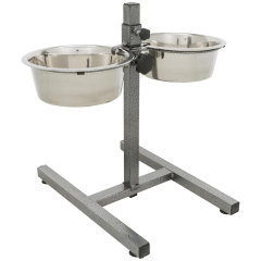 Trixie Ayarlanabilir Ayaklı Köpek Mama ve Su Kabı 2 x 1800 ml