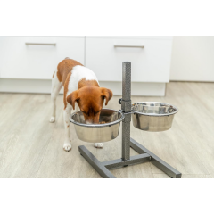 Trixie Ayarlanabilir Ayaklı Köpek Mama ve Su Kabı 2 x 1800 ml