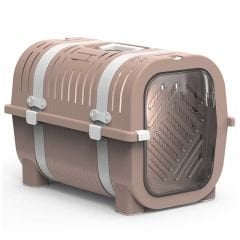 Rainbow Krem Kedi ve Köpek Taşıma Kafesi