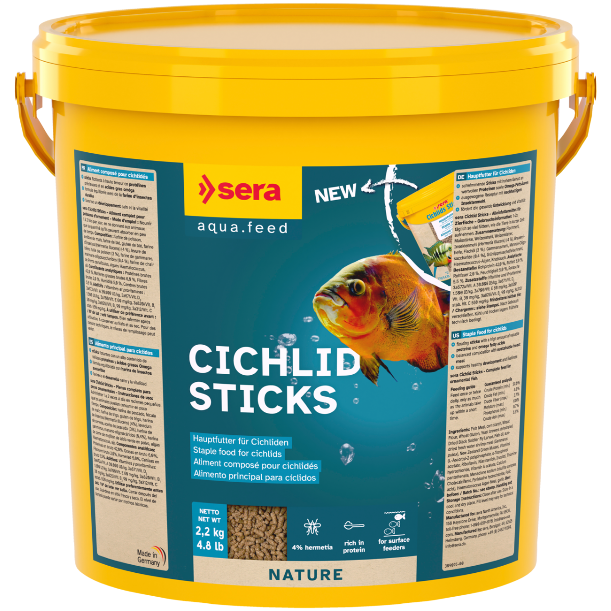 Sera Nature Cichlid Sticks 100 gr - Açık Paket
