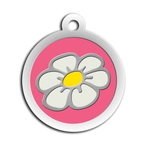 Dalis Pet Tag - Mineli Seri Papatya Desenli Künye