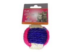 Eastland Hasır Örgü Top Kedi Oyuncağı 6 cm