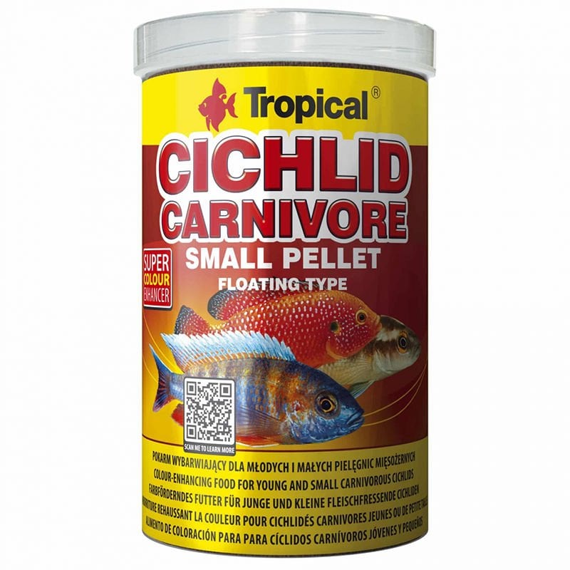 Tropical Cichlid Carnivore Small 250 Ml 90 Gr