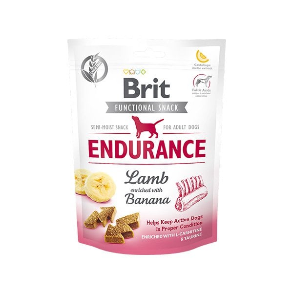 Brit Functional Snack Endurance Lamb Banana Köpek Atıştırmalığı 150 gr