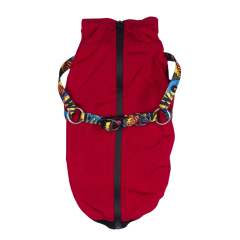 PawStar Kırmızı Nuuk Kolsuz Küçük Irk Köpek Yelek Yağmurluk 2XLarge