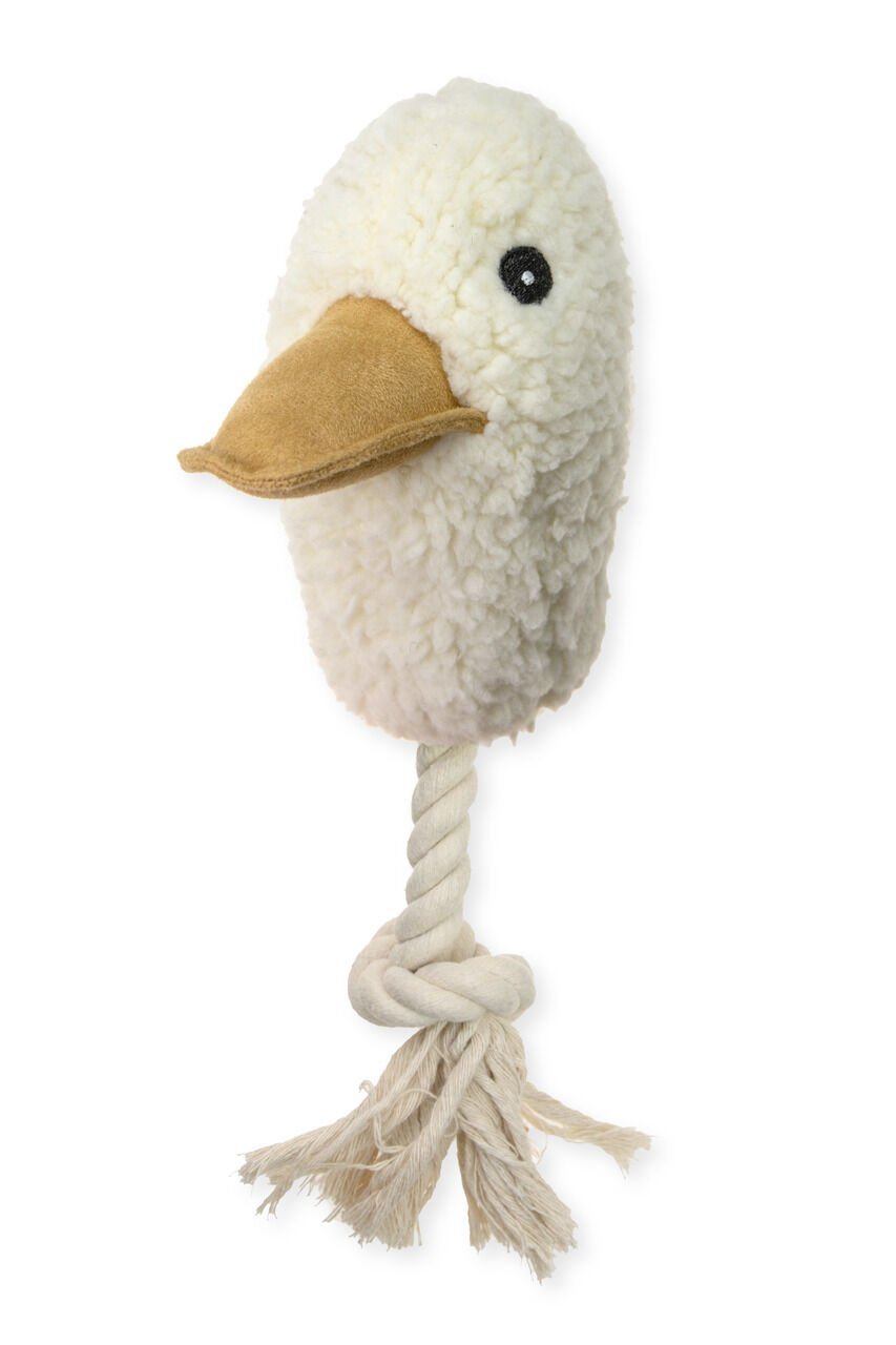 Karlie İpli Peluş Ördek Köpek Oyuncağı 28 Cm