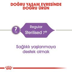 Royal Canin Sterilised Kısırlaştırılmış 7 Yaş ve Üzeri Kediler için 1,5 kg Kuru Kedi Maması