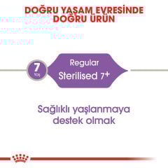 Royal Canin Sterilised Kısırlaştırılmış 7 Yaş ve Üzeri Kediler için 1,5 kg Kuru Kedi Maması