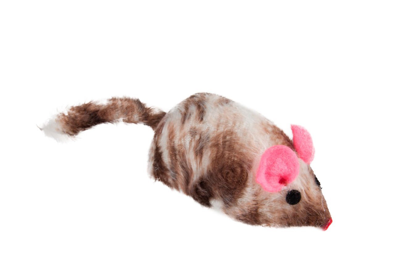 Karlie Kurmalı Fare Kedi Oyuncağı 7 Cm