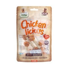 Dentalight Chicken Licious Kurutulmuş Tavuklu Dambıl Köpek Ödül Maması 70gr