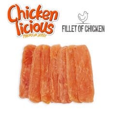 Dentalight Chicken Licious Kurutulmuş Tavuklu Fileto Köpek Ödül Maması 70gr