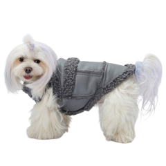 PawStar Gri Churchill Küçük Irk Köpek Kolsuz Yelek XLarge