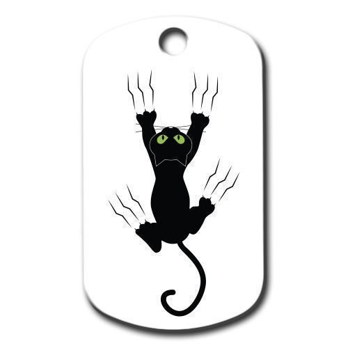 Dalis Pet Tag - Tirmanan Kedi Desenli Kedi Köpek Künyesi Small