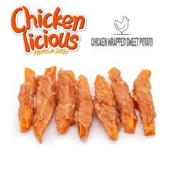 Dentalight Chicken Licious Kurutulmuş Tavuklu ve Tatlı Patatesli Köpek Ödül Maması 70gr