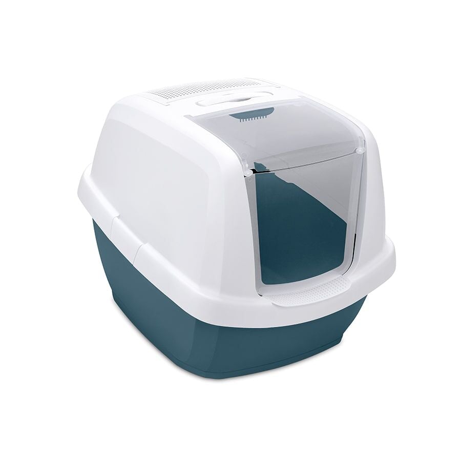 Imac Maddy Junior Kapalı Kedi Tuvaleti Petrol Mavi 57 x 43 x 41 cm