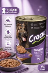 Crocus Yetişkin Köpek Dana Etli Yaş Mama 400 gr