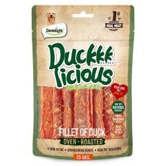Dentalight Duckkk Licious Kurutulmuş Ördekli Fileto Köpek Ödül Maması 70gr