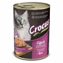 Crocus Yetişkin Kedi Ciğerli Yaş Mama 400 gr