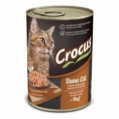 Crocus Yetişkin Kedi Dana Etli Yaş Mama 400 gr