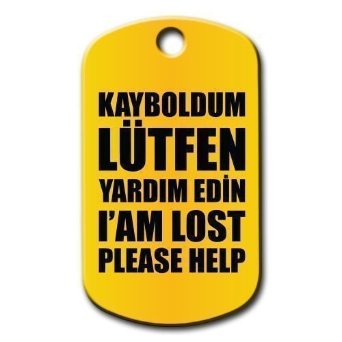 Dalis Pet Tag - Kayboldum Lütfen Yardim Edin Kedi Köpek Künyesi Small