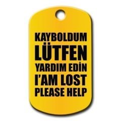 Dalis Pet Tag - Kayboldum Lütfen Yardim Edin Kedi Köpek Künyesi Small