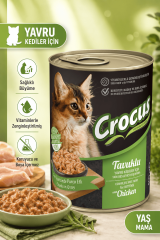 Crocus Yavru Kedi Tavuklu Yaş Mama 400 gr