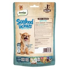 Dentalight Seafood Licious Kurutulmuş Somonlu Şerit Köpek Ödül Maması 70gr