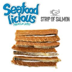 Dentalight Seafood Licious Kurutulmuş Somonlu Şerit Köpek Ödül Maması 70gr