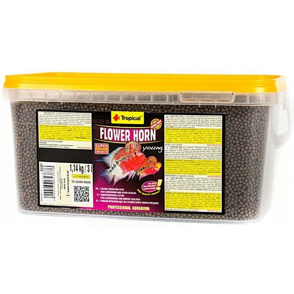 Tropical Flowerhorn Young Pellet 100 gr - Açık Paket
