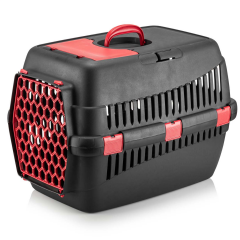 Brezza Pet Büyük Boy Kedi ve Köpek Taşıma Çantası 45 x 65 x 45 cm cm Siyah Gövde