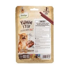 Dentalight Yumm Stix Tavuklu ve Sığır Etli Çubuk Köpek Ödül Maması 50gr