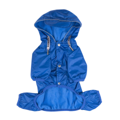 PawStar Mavi Muson Küçük ve Orta Irk Köpek Tulum Yağmurluk 2XLarge