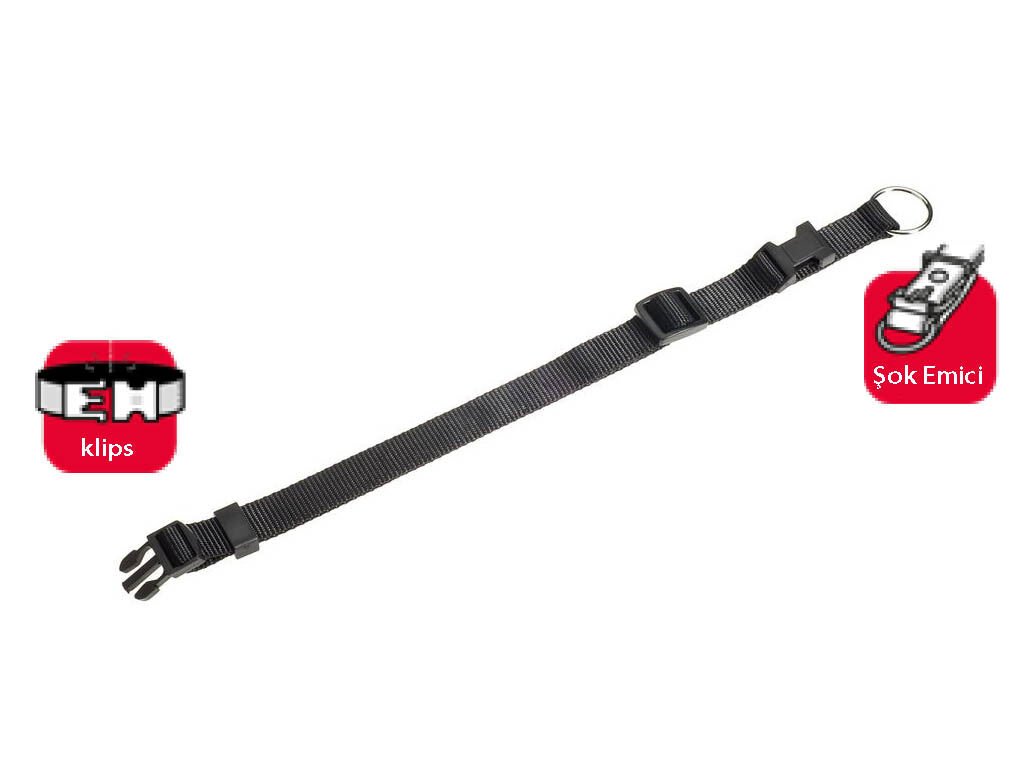 Karlie Siyah Köpek Boyun Tasması 45-65 Cm