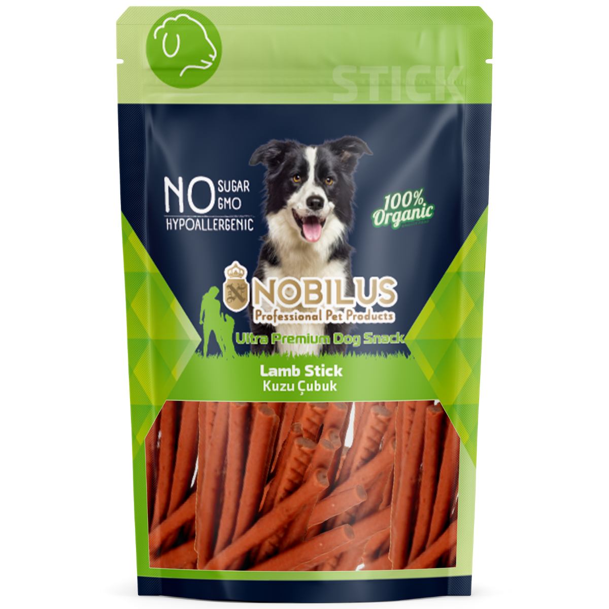 NOBILUS Kuzu Çubuk Köpek Ödül Maması 80 gr