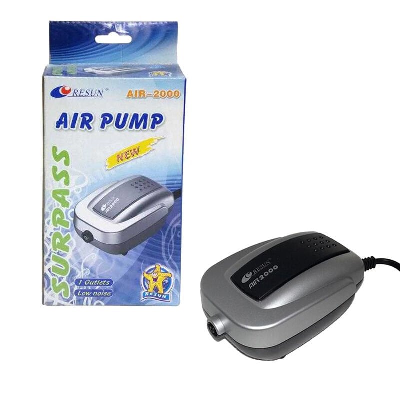 Resun Aır2000 Tek Çıkışlı Akvaryum Hava Motoru