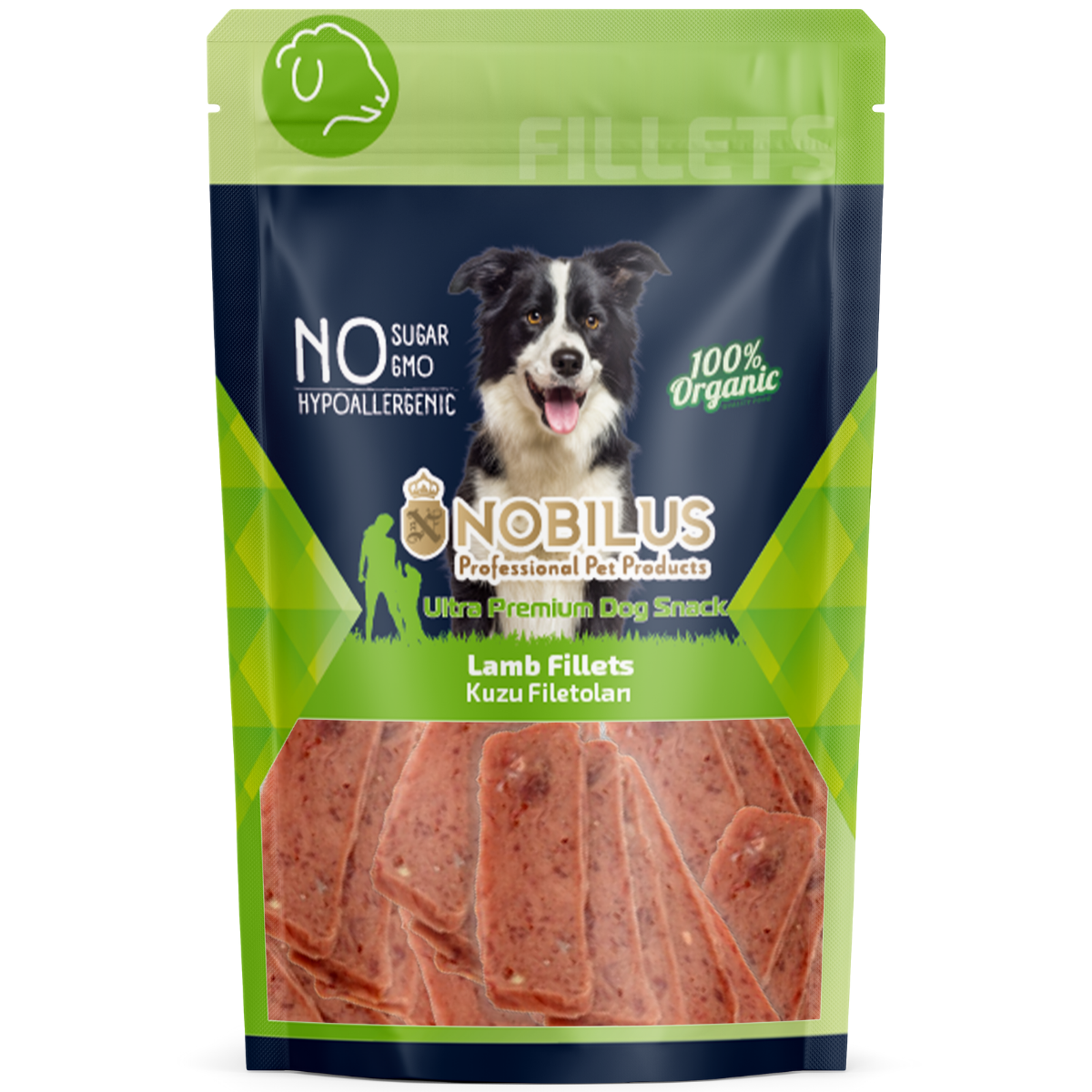 NOBILUS Kuzu Fileto Köpek Ödül Maması 80 gr
